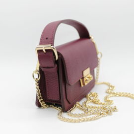 #Bag Femme Rouge color vinaccia. Borsetta da giorno