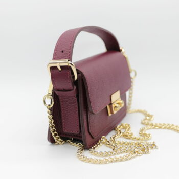 #Bag Femme Rouge color vinaccia. Borsetta da giorno