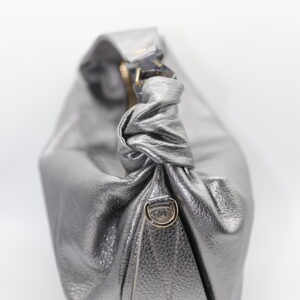 Borsa a spalla Double Star Almala color argento