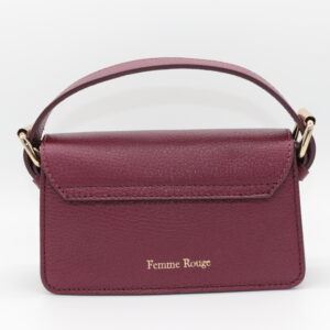 #Bag Femme Rouge color vinaccia. Borsetta da giorno