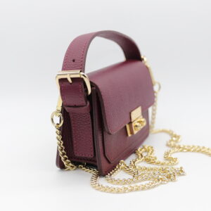 #Bag Femme Rouge color vinaccia. Borsetta da giorno