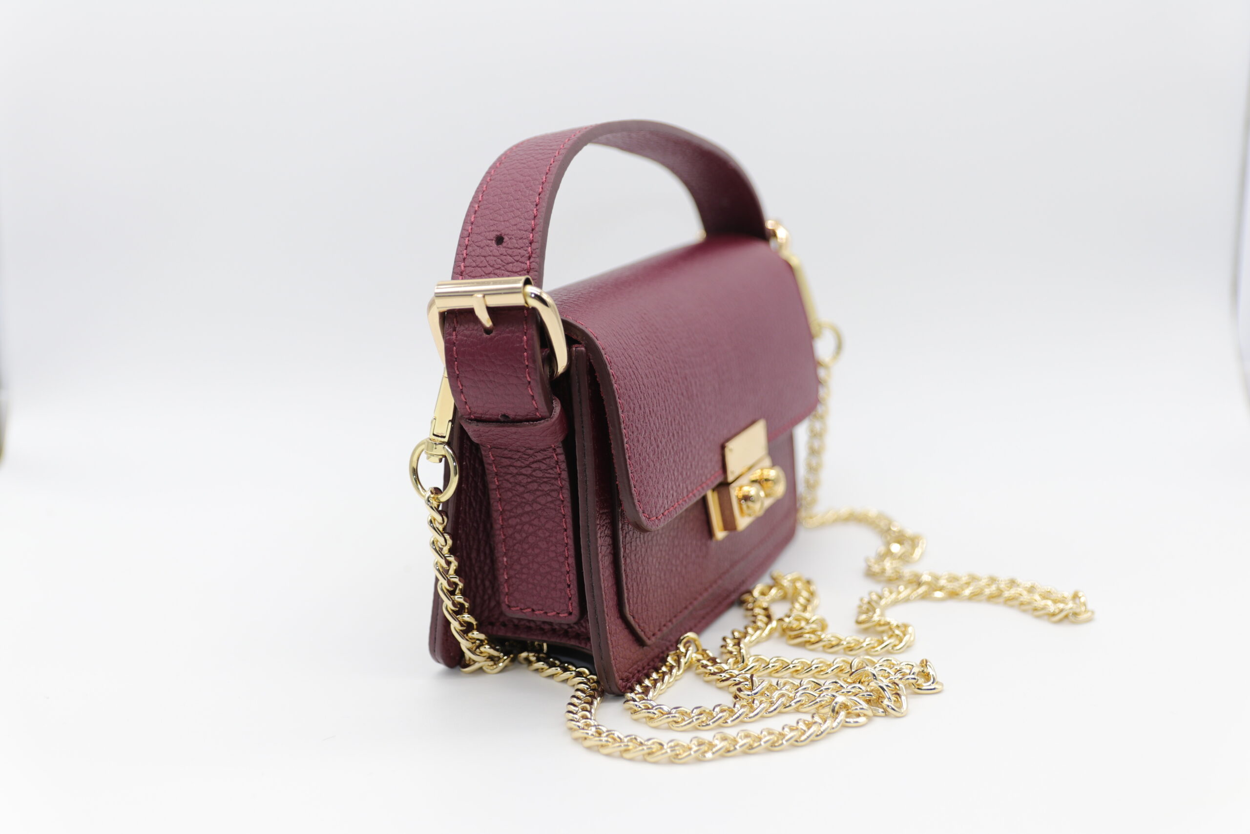 #Bag Femme Rouge color vinaccia. Borsetta da giorno